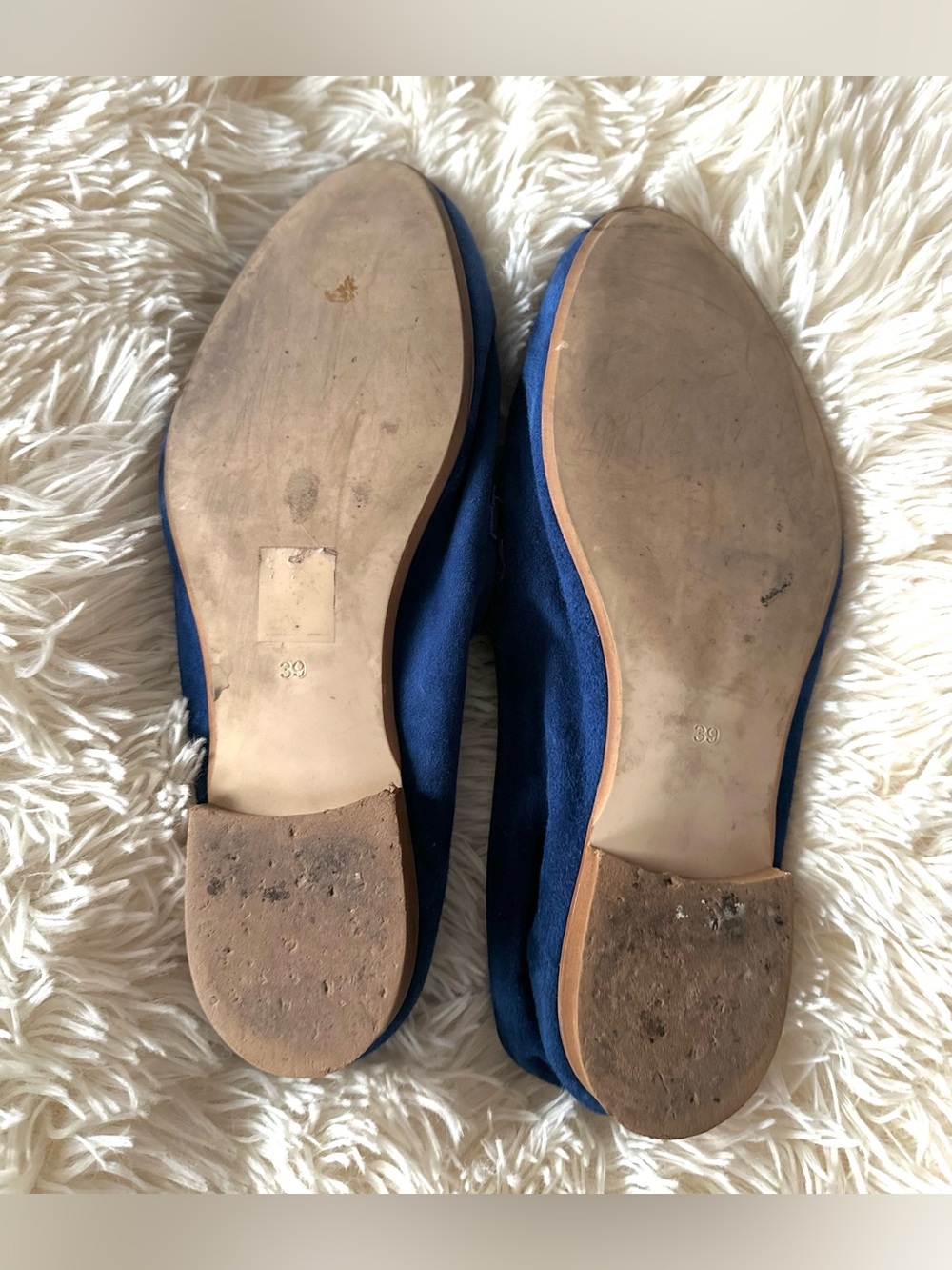Blue Suede Horsebit Loafers - Women - Picture 10 of 10